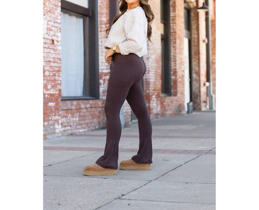 Julia Rose - The Brandy Flare Leggings With Pockets
