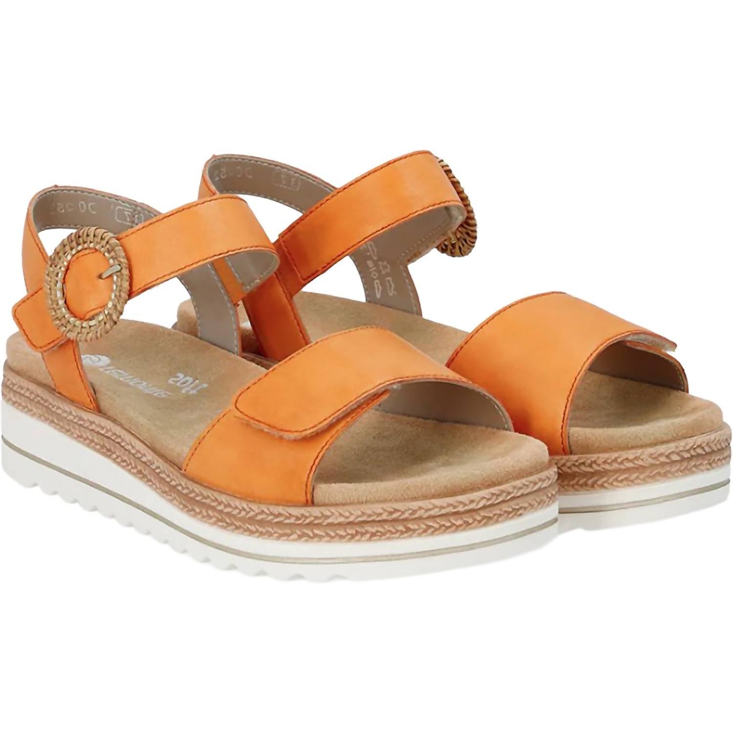 Remonte - Women's Jocelyn Leather Ankle Strap Sandal