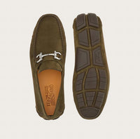 Salvatore Ferragamo - Men's Driver With Gancini Ornament Loafer