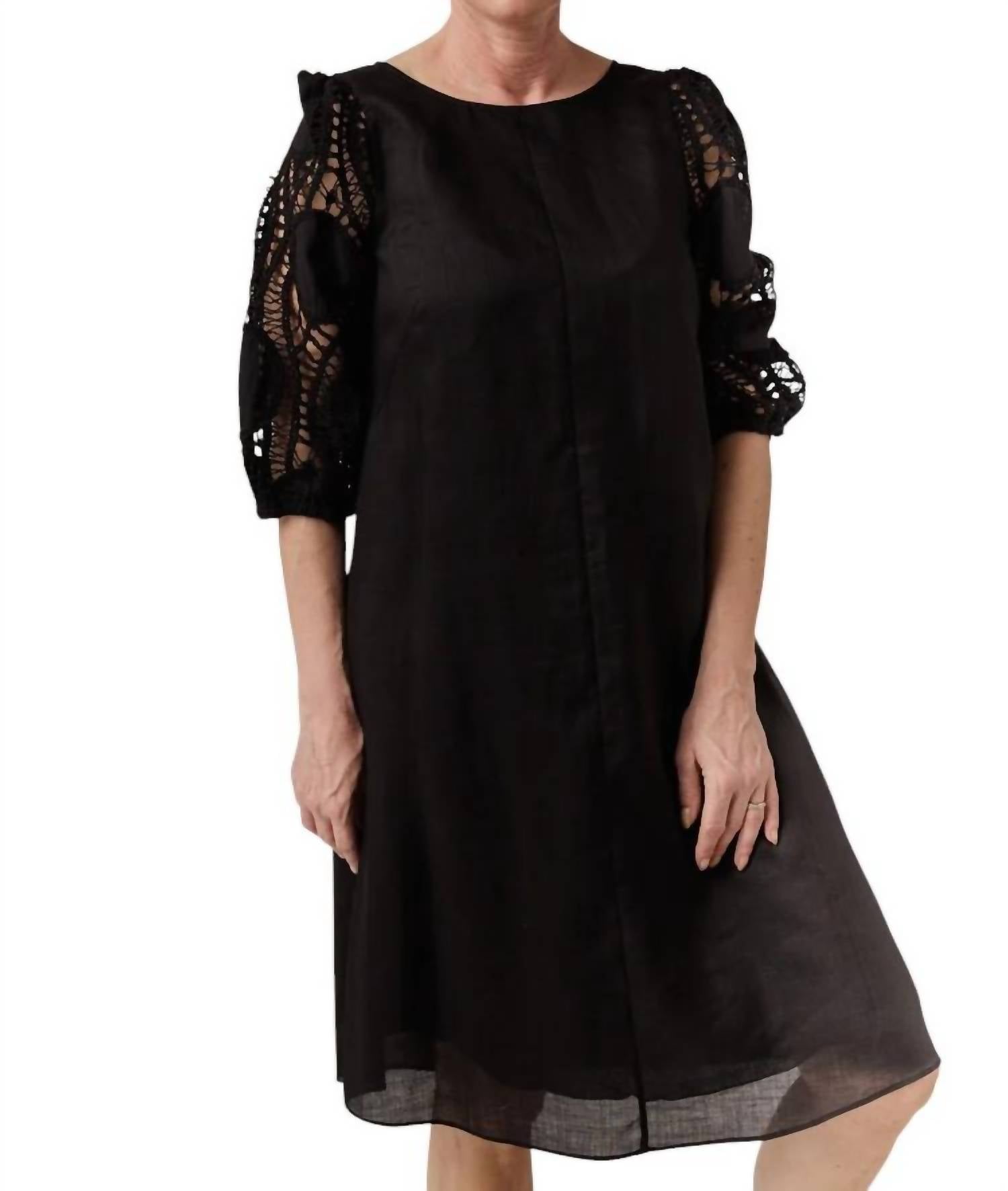 Luisa Cerano - Dress With Crochet Details