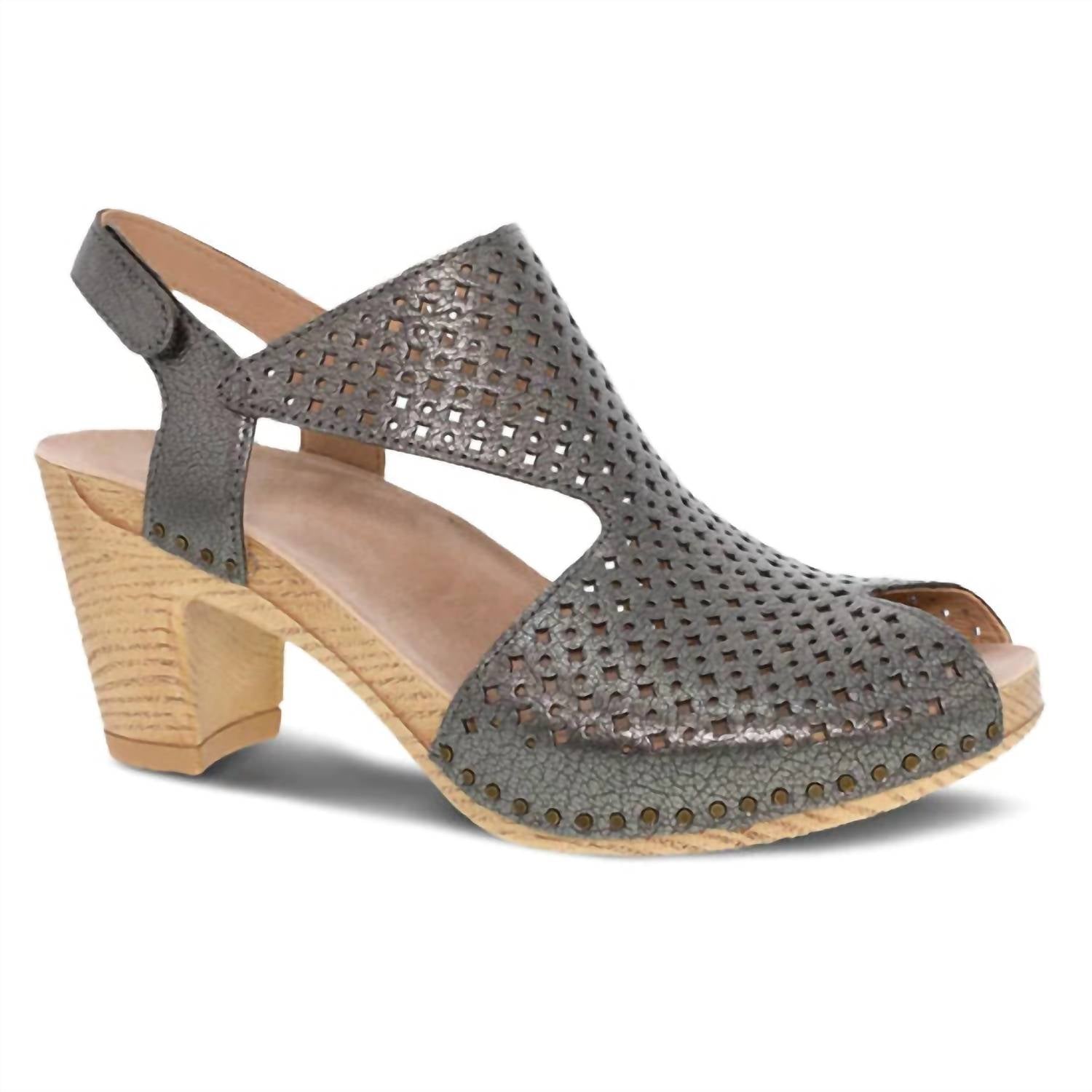 Dansko - Women's Teagan Peep-toe Heel Sandal