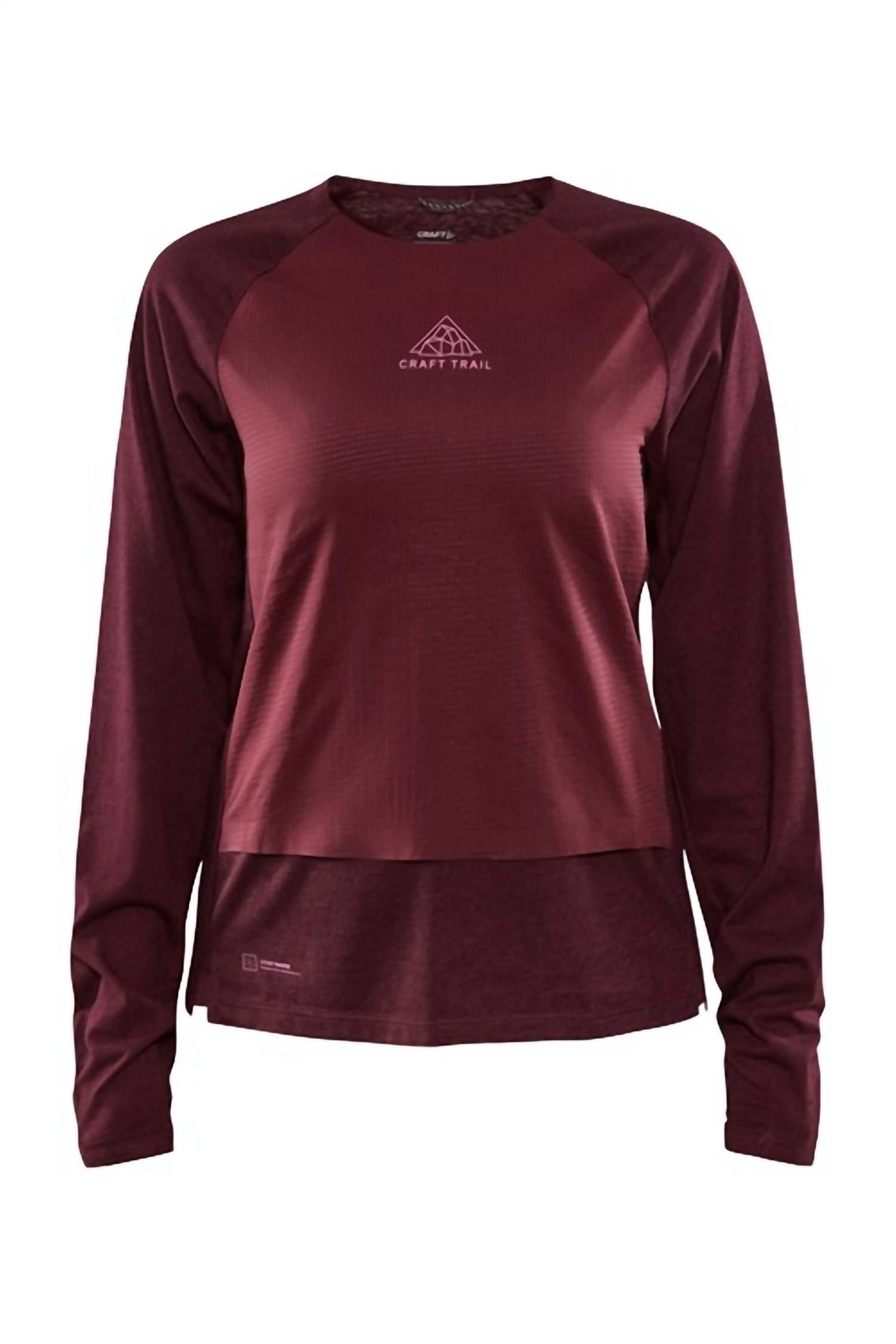 Craft Sportswear - Women's Adv Trail Wool Wind Long Sleeve Tee