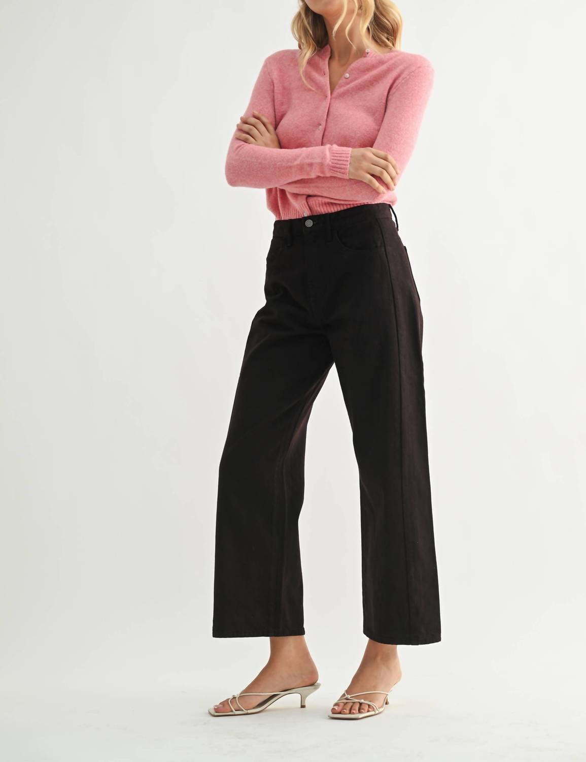 Just Black Denim - Twist Barrel Jean