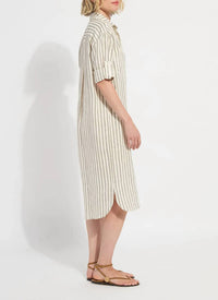 Lysse - Juniper Linen Tunic Shirt Dress