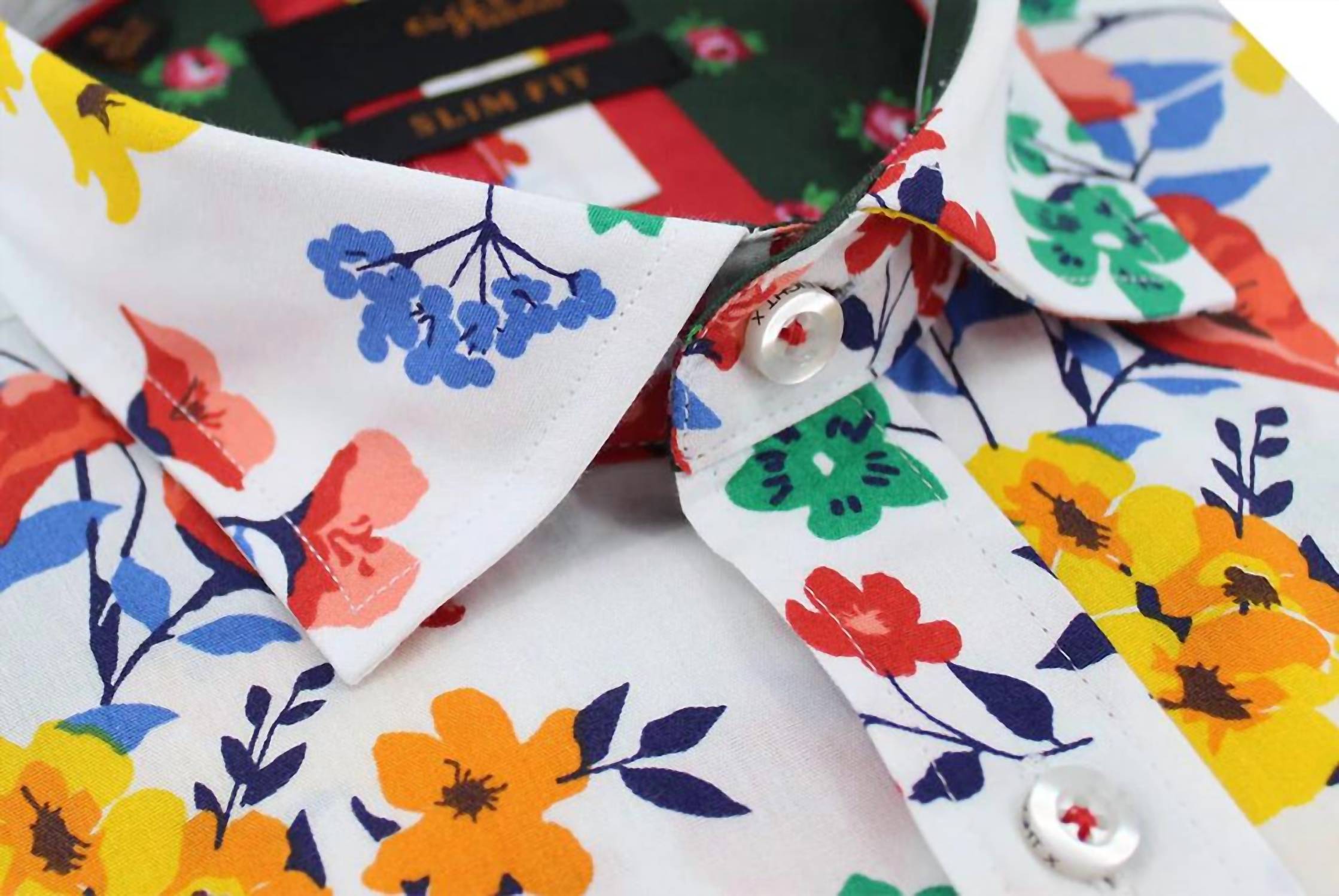 Eight X - Swiss Spring Flower Short Sleeve Shirt