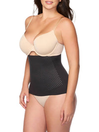 TC Fine Intimates Iconic Core Step-in Waist Cincher in waist cincher in black - women's intimate - detail view