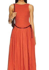 Free People - Women's Solid Midi Dress