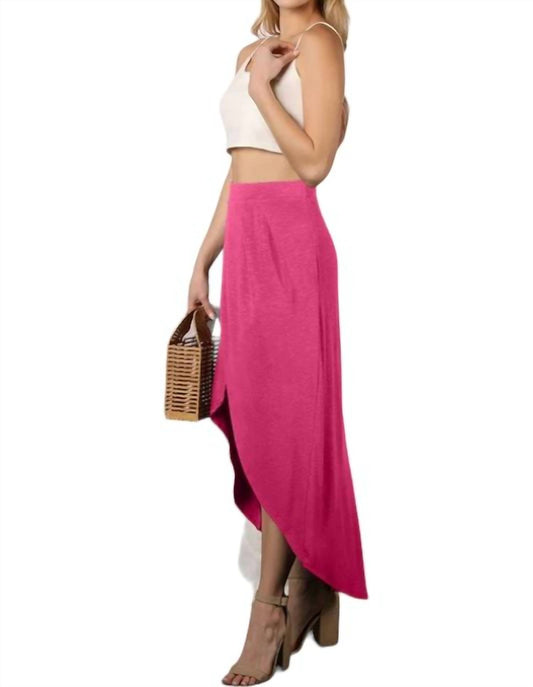 Ninexis - Hi-Low Open Front Maxi Skirt