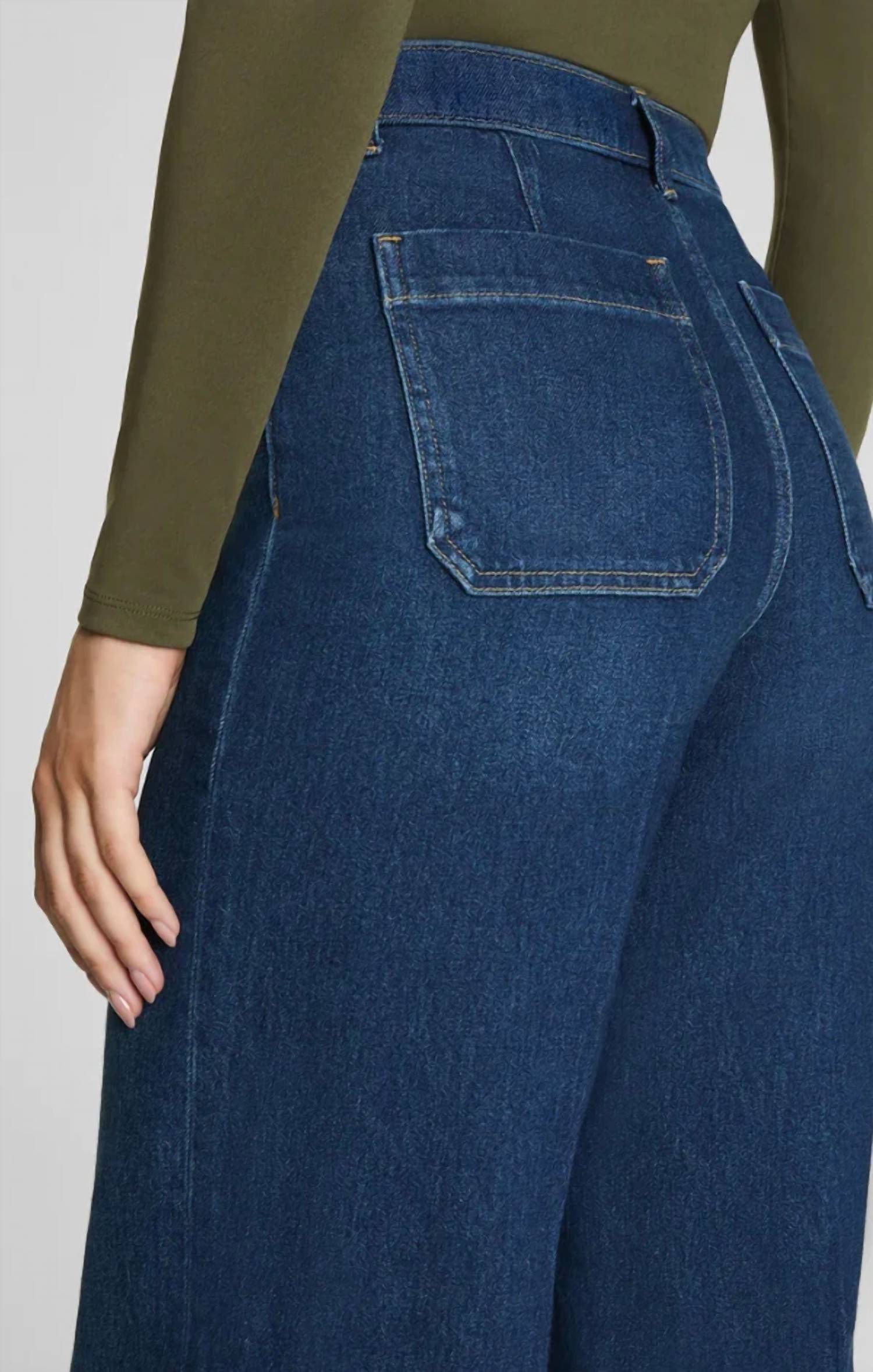 Spanx - Crop Wide Leg Jeans
