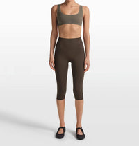 NikeSKIMS Ribbed Seamless Micro Scoop Bra in dune - women's intimate - view 5