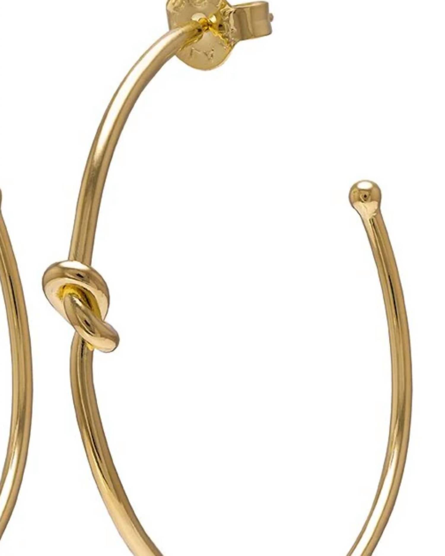 Sheila Fajl - Women's Knot Hoops Earring