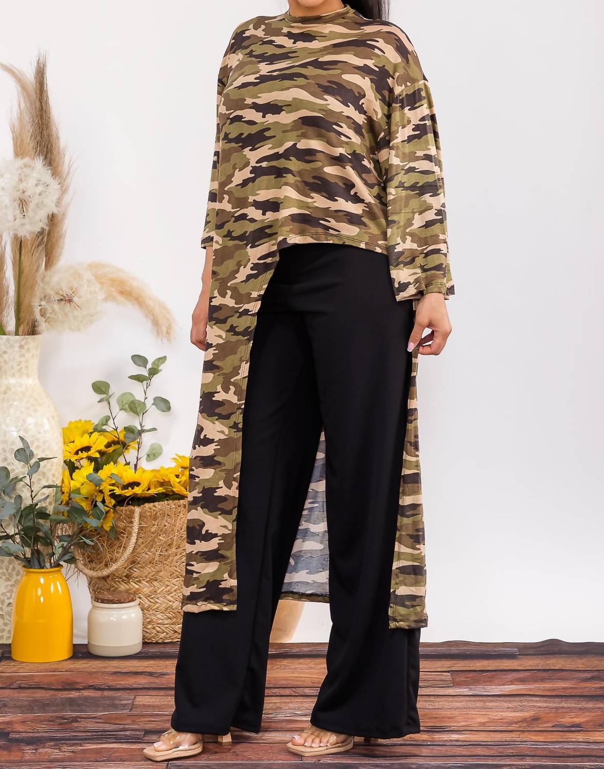 Karen T Design - Asymmetrical Top Two Piece Set