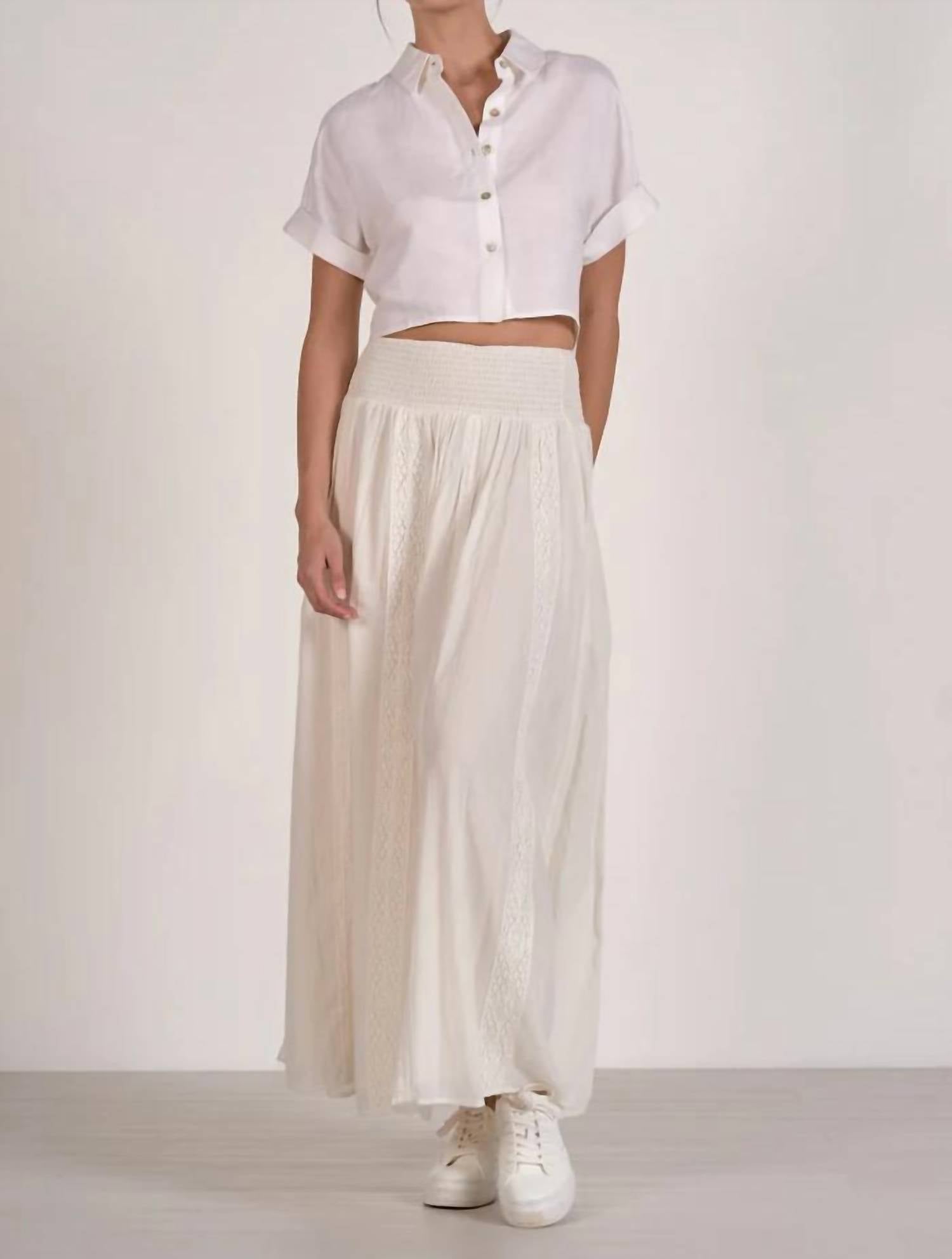 Elan - FLOWY MAXI SKIRT