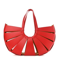 Bottega Veneta - Women's French Calfskin Shell Shoulder Bag