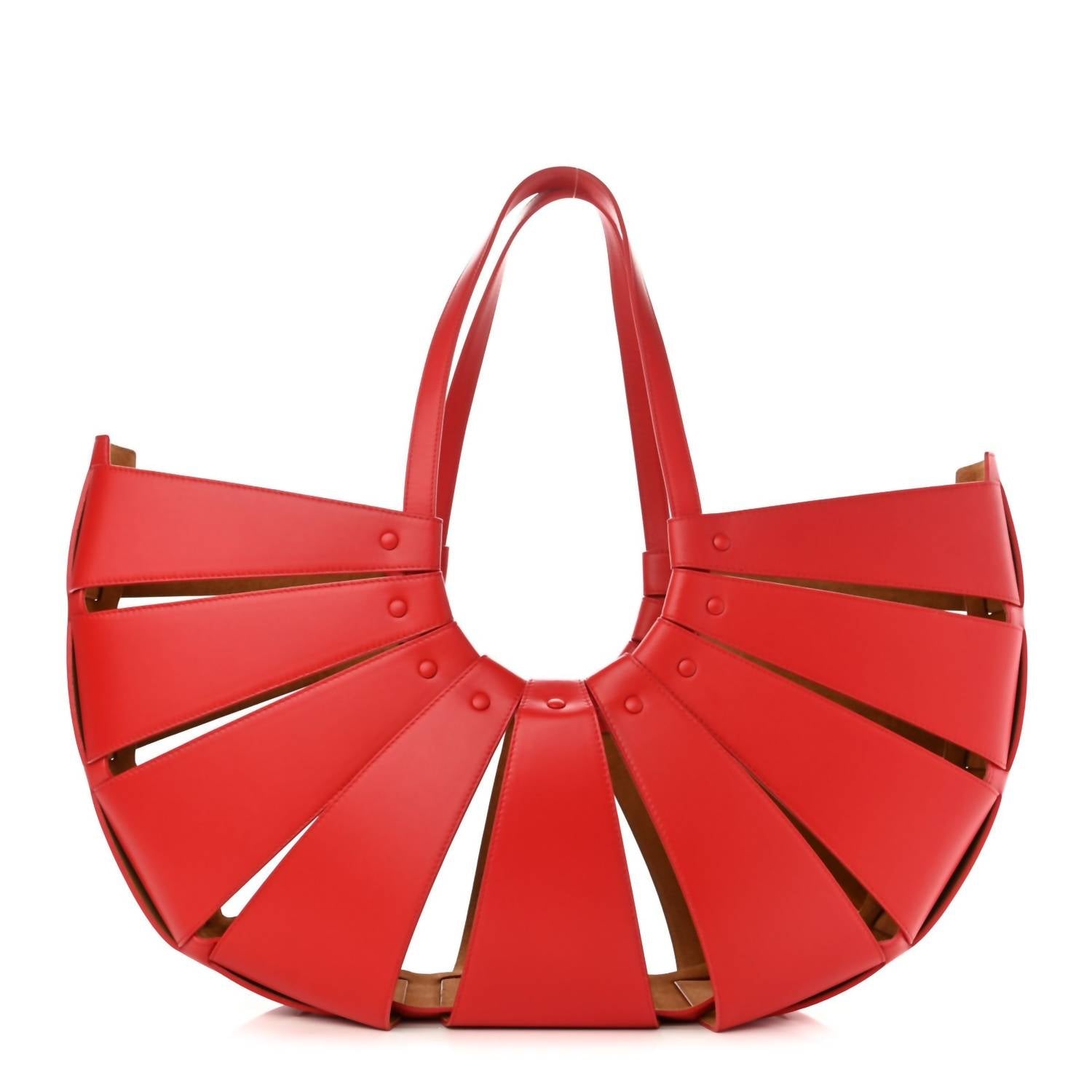Bottega Veneta - Women's French Calfskin Shell Shoulder Bag