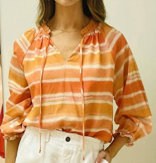 SPLIT NECK BLOUSE