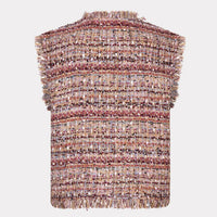 Esqualo - Women's Gillian Gilet Tweed Jacket Vest