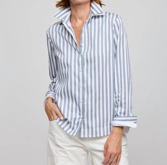 Hinson Wu - Long Sleeve Margot Stripe Button Up Shirt
