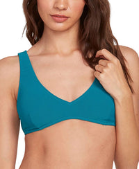 Volcom - Simply Mesh Solid V-neck Bikini Top