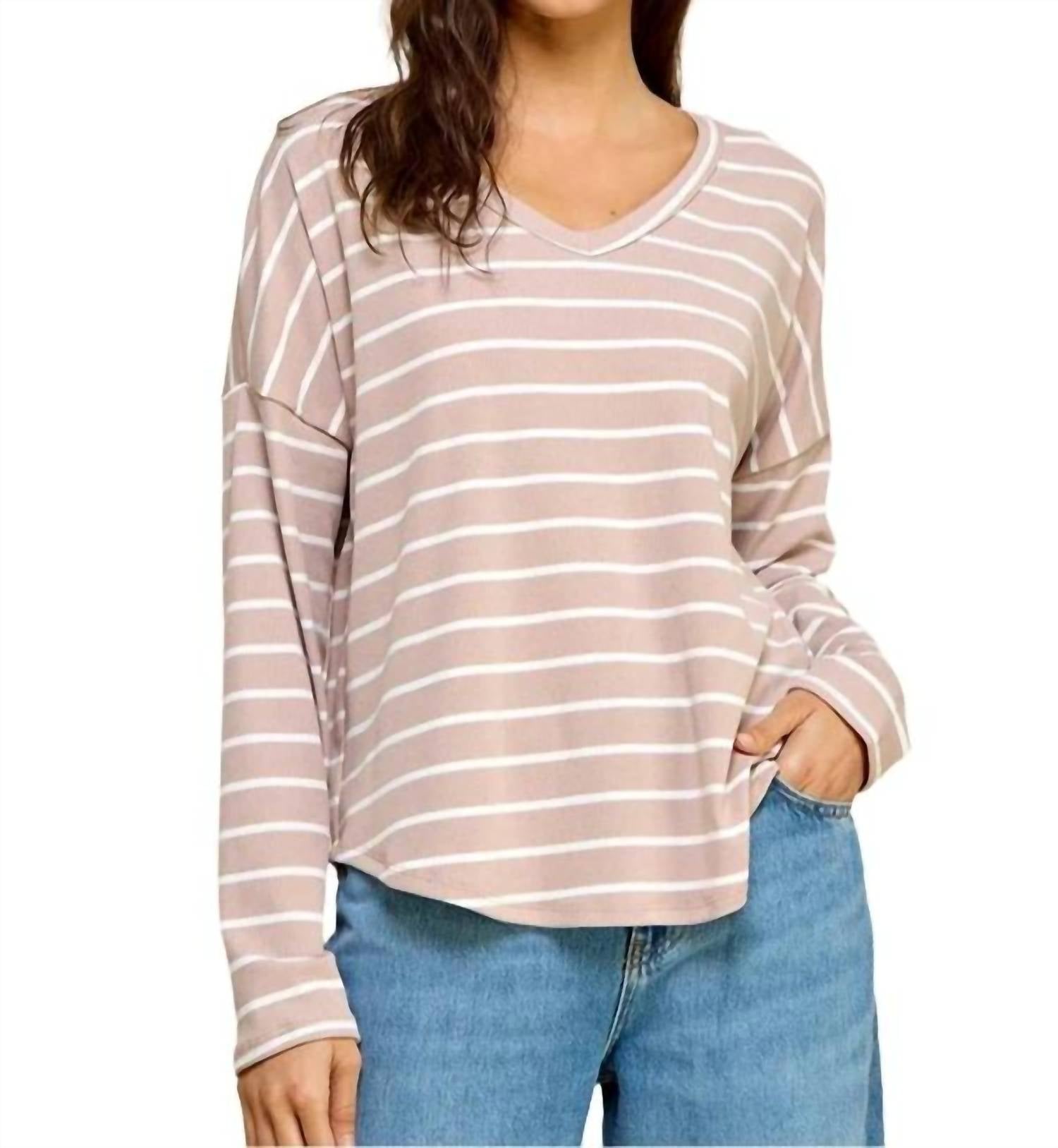 Les Amis - Basic Striped Top