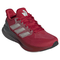 adidas Grade School Boy's Patrick Mahomes Texas Tech Ultrarun 5 Shoe in red grey - men's sneaker - detail view