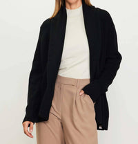 Skies Are Blue - Long Sleeve Shawl Collar Cardigan