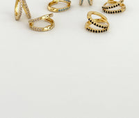 Tramps+Thieves - Women's Janine Huggies earrings