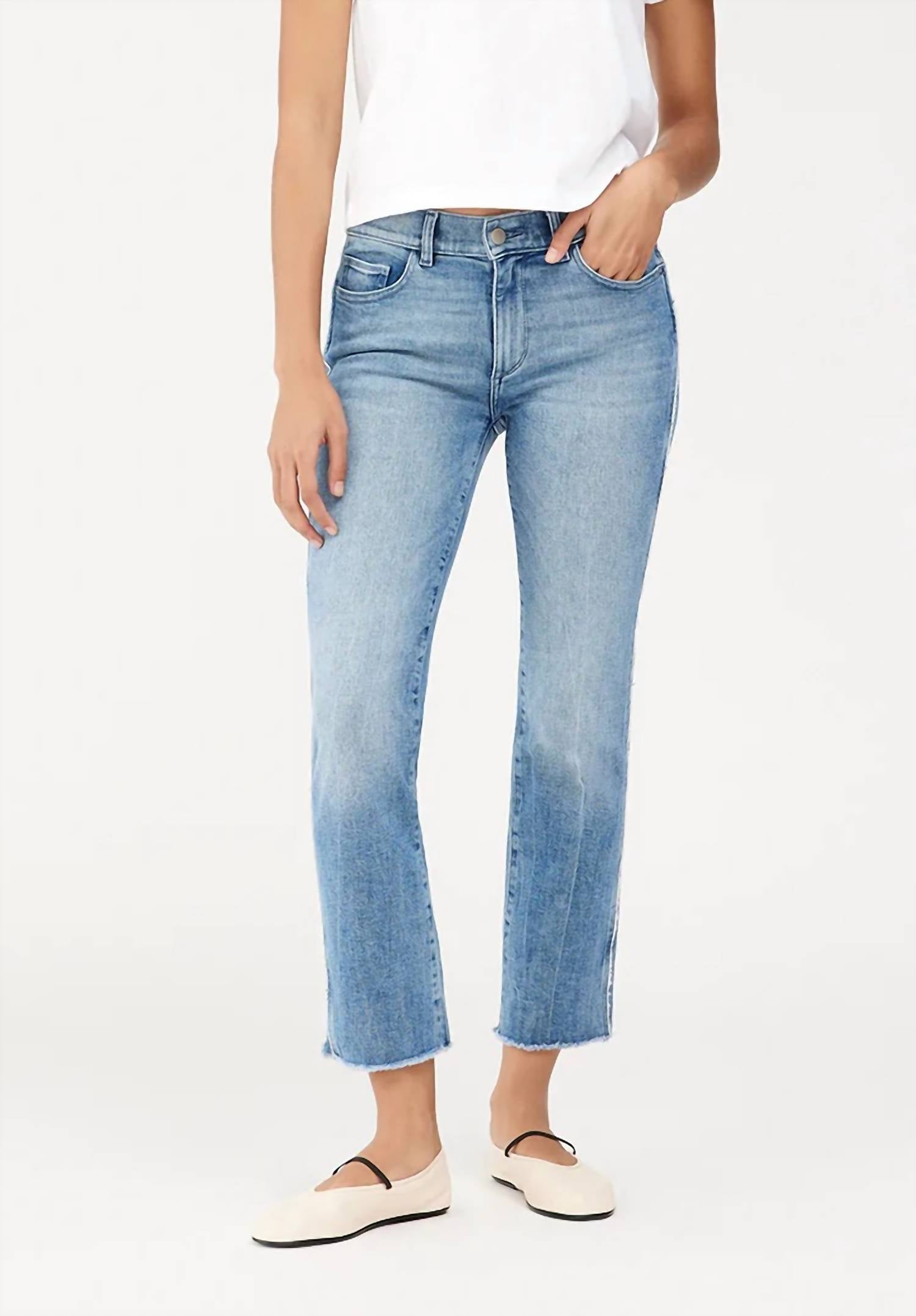 MARA STRAIGHT MID RISE INSTASCULPT ANKLE JEAN