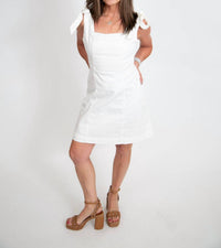 Miou Muse - Tie Shoulder Mini Dress