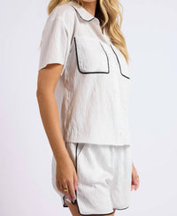 Sage The Label - Community Contrast Button-down Shirt