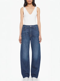 Mother - Full-pipe Skimp Barrel Leg Jeans