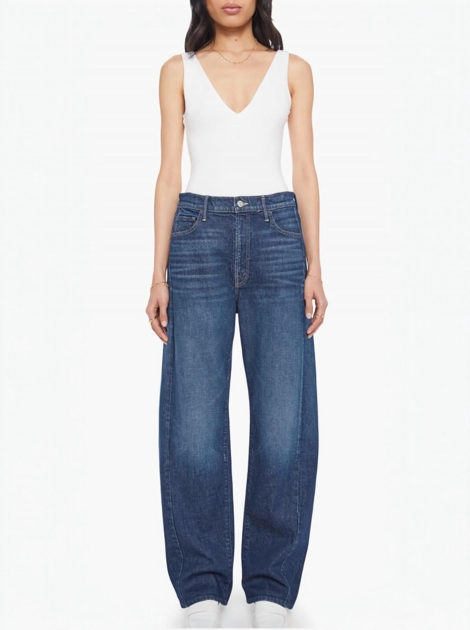 Mother - Full-pipe Skimp Barrel Leg Jeans