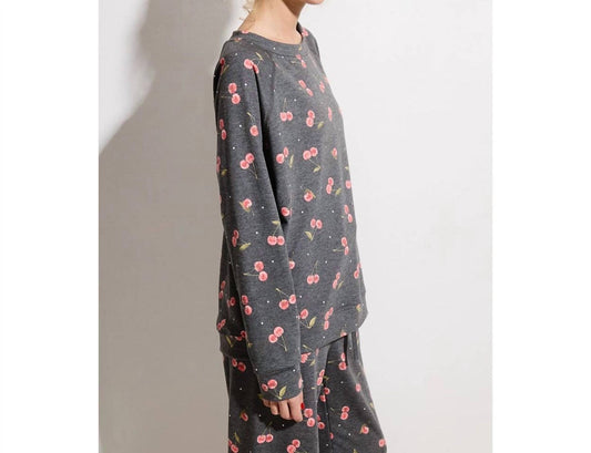 Phil Love - All Over Cherry Lounge Top & Pant Set