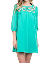Kori - Lattice Baby Doll Dress