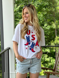 Stewart Simmons - Usa Boots Grand Short Sleeve Tee