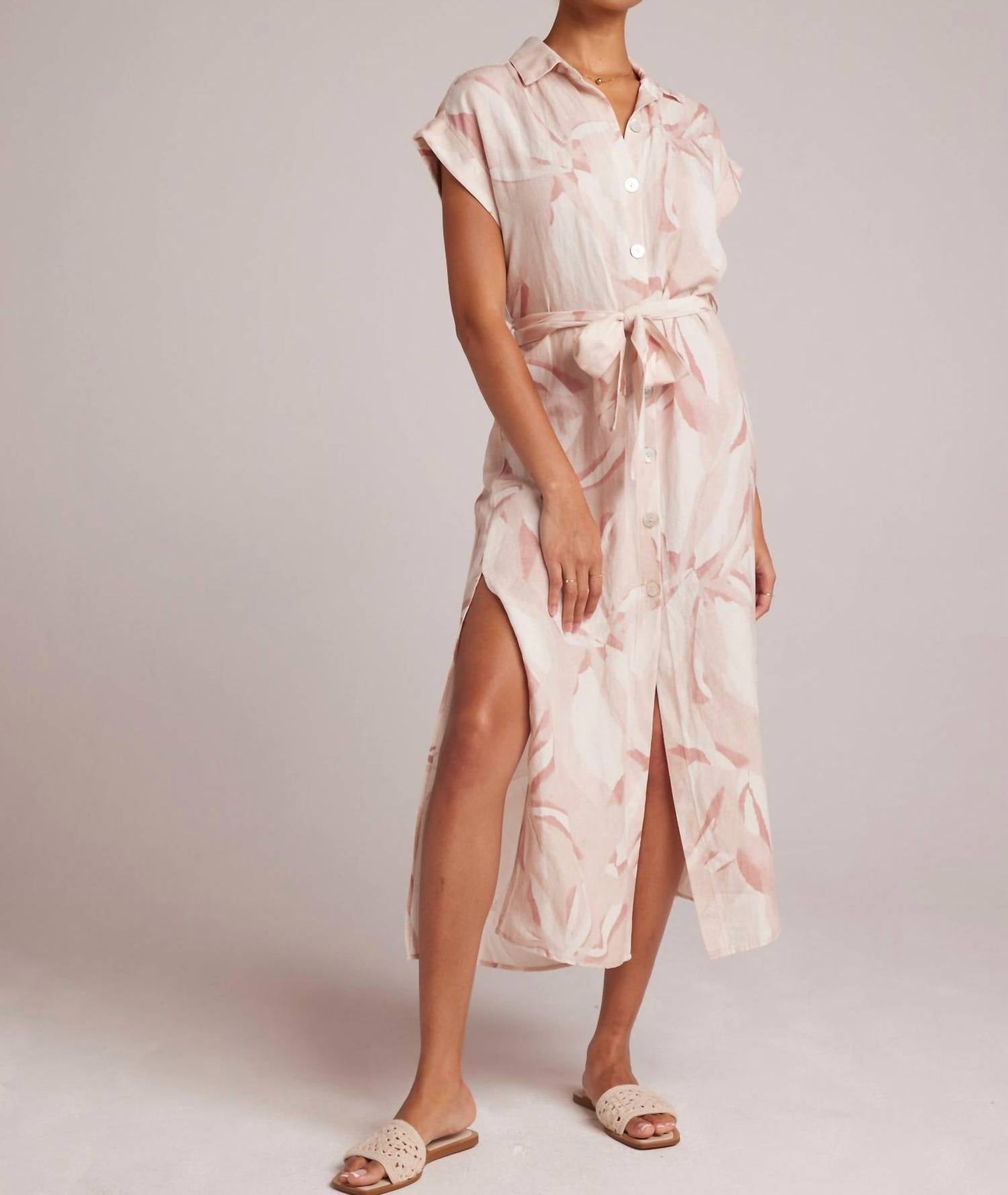Bella Dahl - Cap Sleeve Midi Shirt Dress