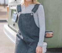 Feather 4 Arrow - Girls Chelsea Denim Overall Dress