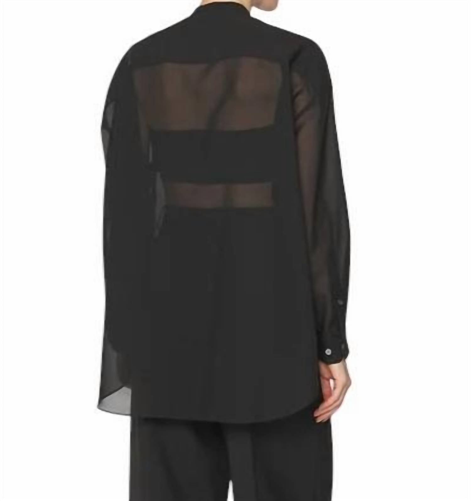 Theory - Bustier Button Down Blouse