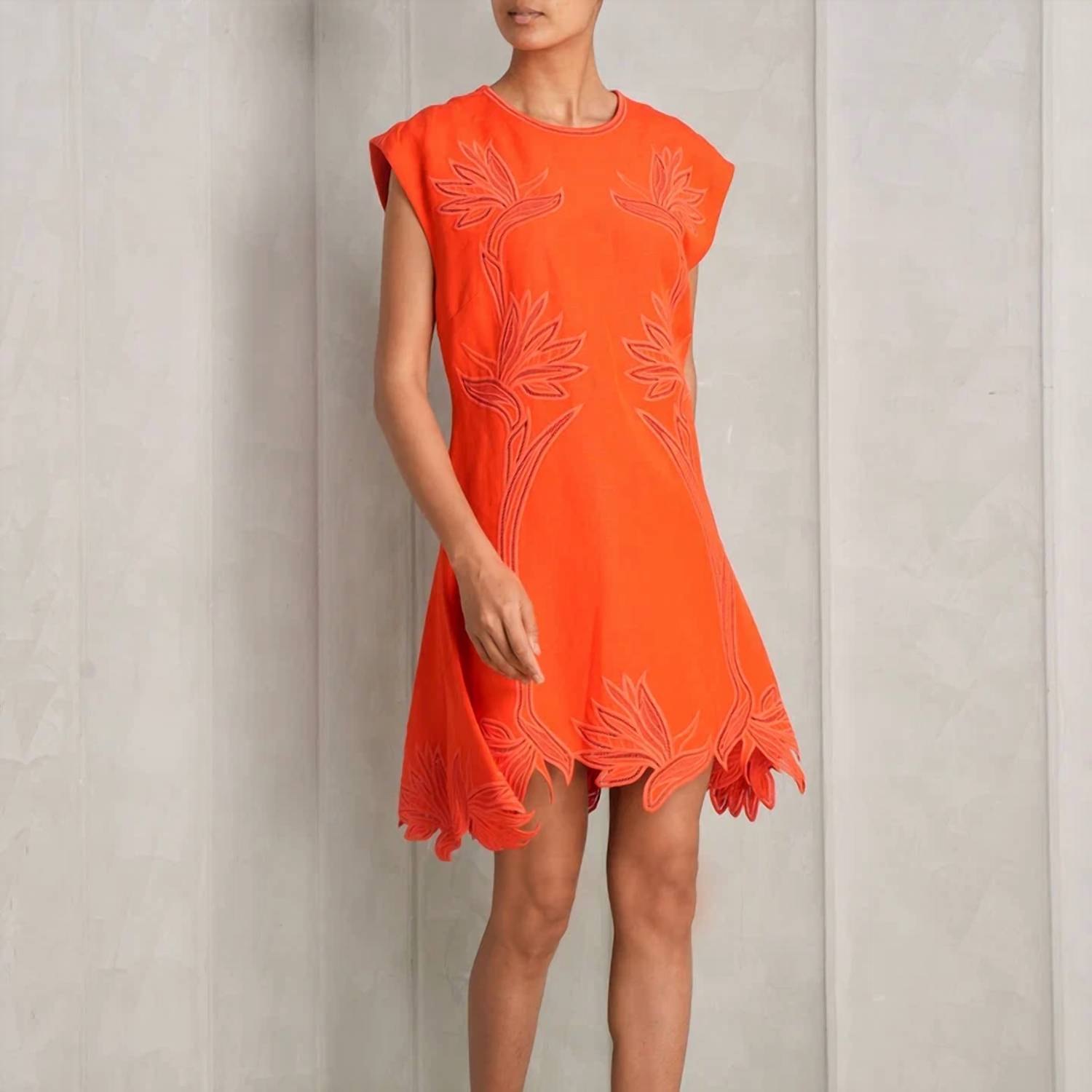 Jonathan Simkhai - Raquel Embroidered Mini Dress