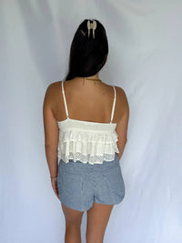 Illa Illa - The Mykonos Eyelet Cami Top