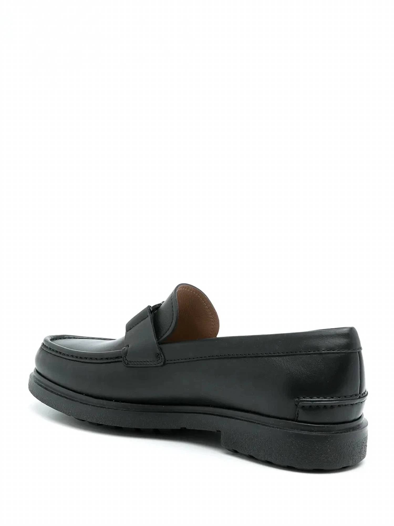 Salvatore Ferragamo - Men's Leather Plano Loafers