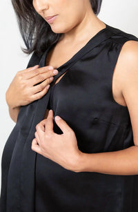 Emilia George - Lily V-neck Sleeveless Maternity Top