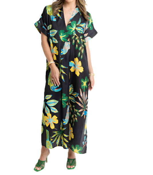 Karlie - Toucan Kaftan Maxi Dress