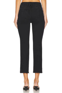 GOOD AMERICAN Good Straight Jeans in black - women's jeans - alternate view