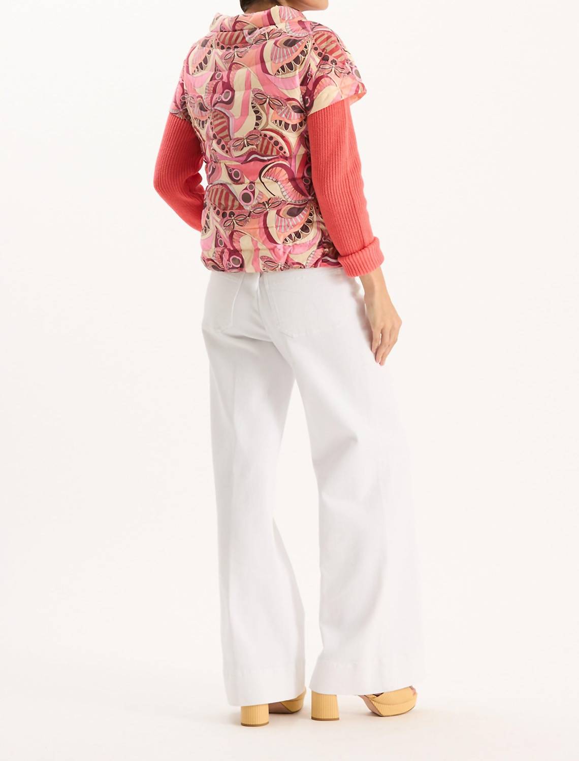 Tyler Boe - Shelly Tucci Print Cap Sleeve Vestie