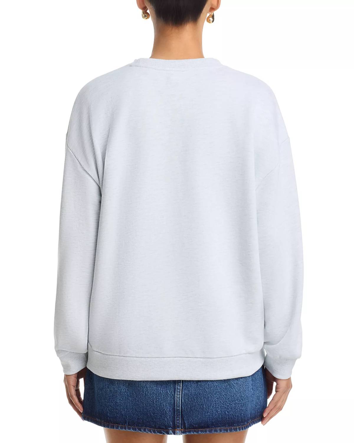 Vintage Havana - American Flag Applique Sweatshirt