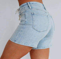 Vervet By Flying Monkey - Loreita Midi Jean Shorts