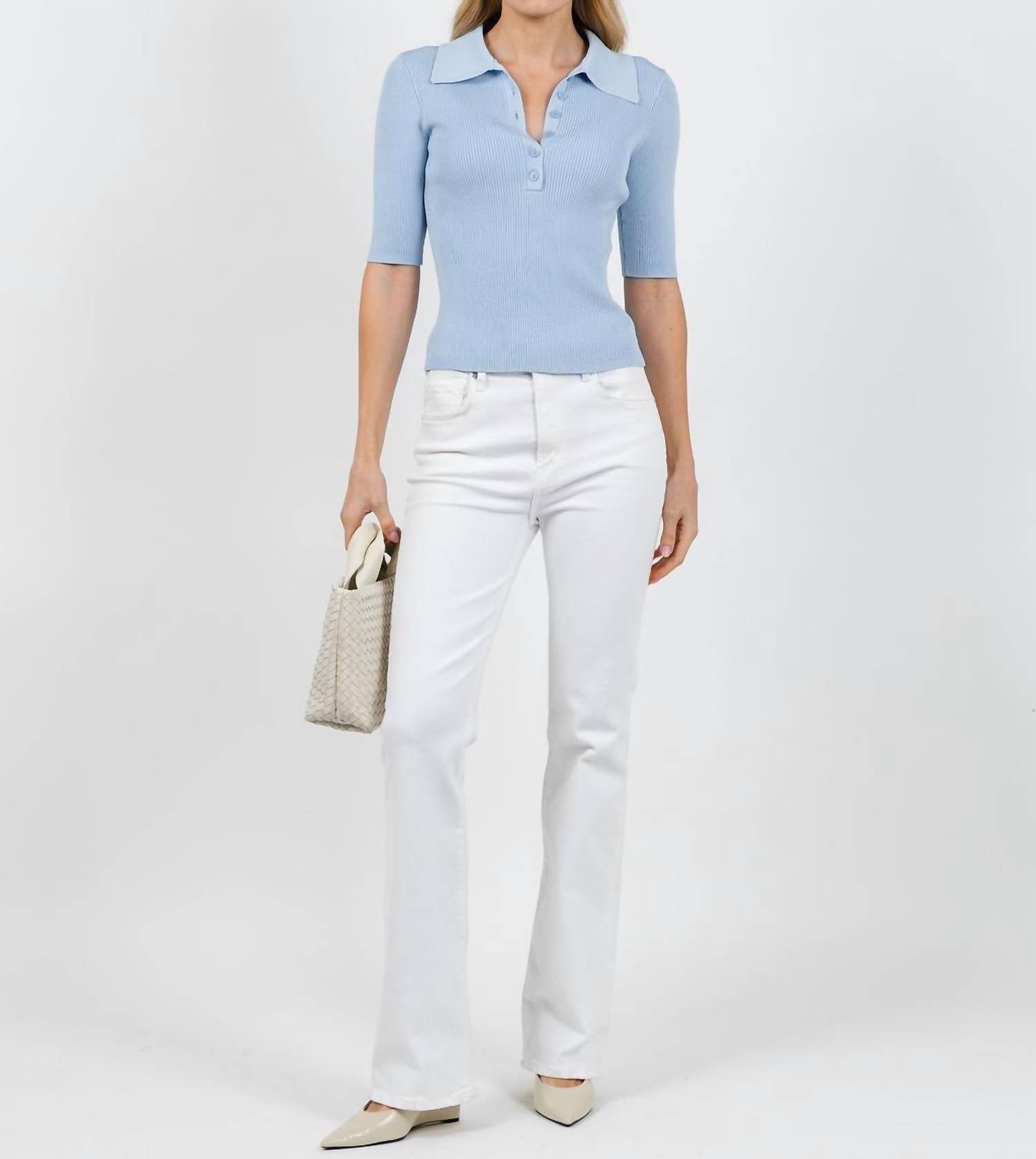 Simkhai - Secily Collared Polo Top