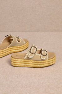 Miracle Miles - Women's Heidi Platform Slides