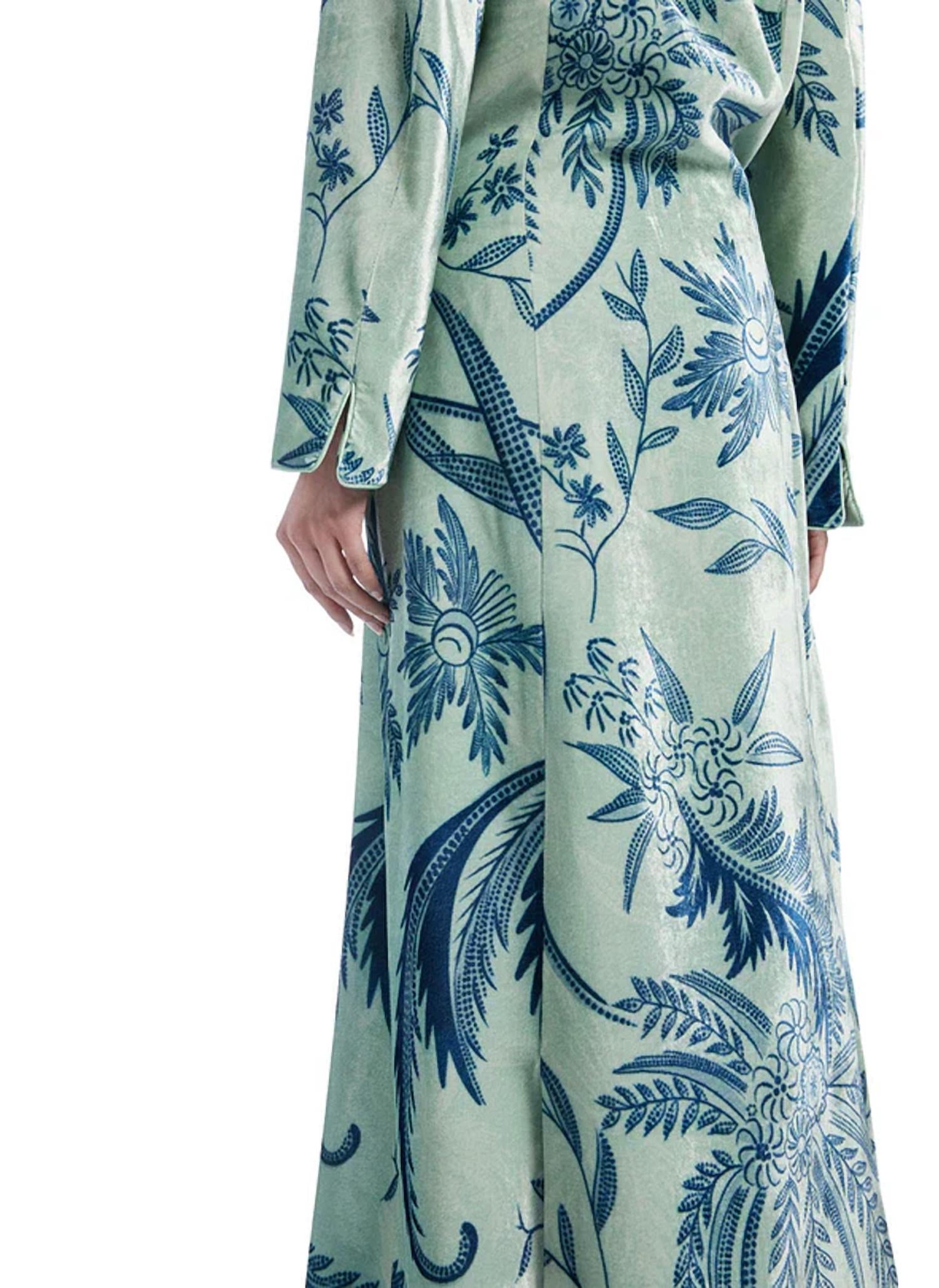 F.R.S. For Restless Sleepers - Dipneo Velvet Maxi Dress